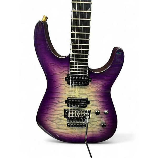 Used Jackson SL2Q Pro Series Soloist PURPLE PHAZE Solid Body Electric Guitar