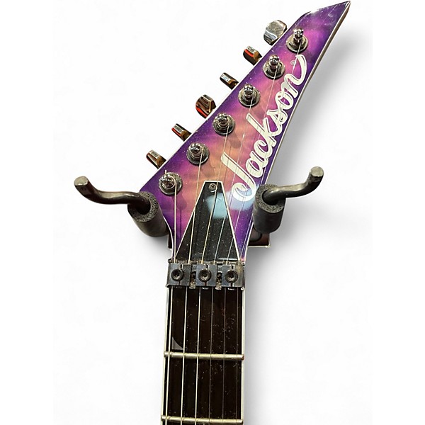 Used Jackson SL2Q Pro Series Soloist PURPLE PHAZE Solid Body Electric Guitar