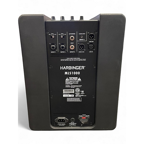 Used Harbinger MLS1000 Powered Speaker