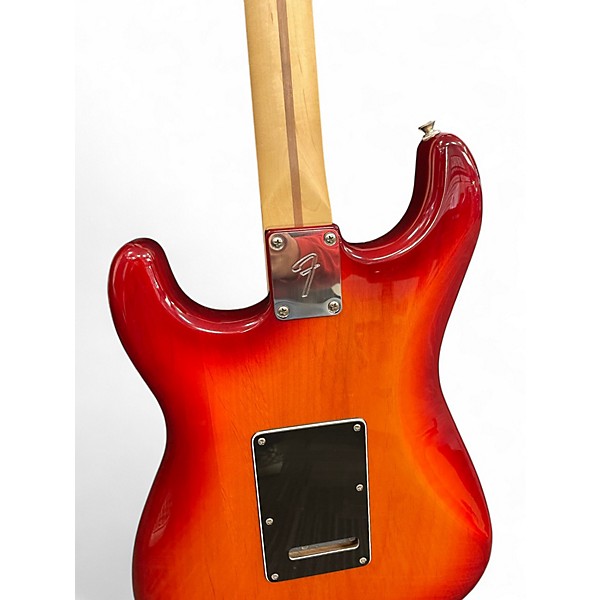 Used Fender Player Stratocaster HSS Plus Top AGED CHERRY BURST Solid Body Electric Guitar