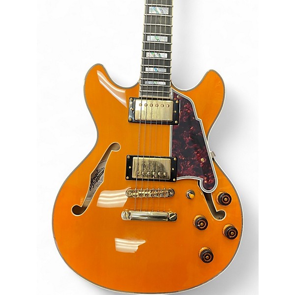 Used D'Angelico EXCEL MINI DC Amber Hollow Body Electric Guitar