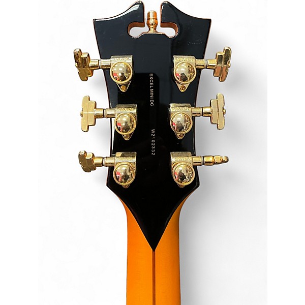 Used D'Angelico EXCEL MINI DC Amber Hollow Body Electric Guitar