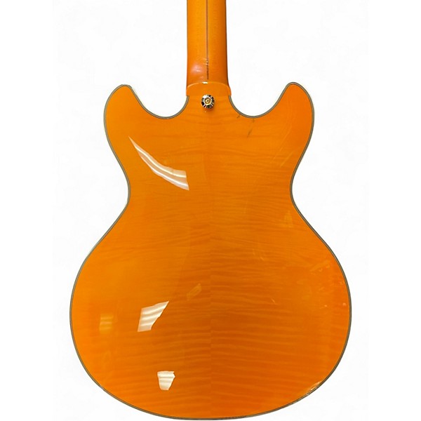 Used D'Angelico EXCEL MINI DC Amber Hollow Body Electric Guitar