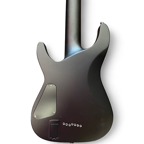 Used Schecter Guitar Research Damien Platinum Black Solid Body Electric Guitar