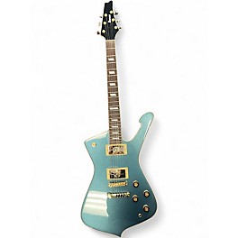 Used Ibanez IC420 Antique Blue Metallic Solid Body Electric Guitar