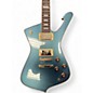 Used Ibanez IC420 Antique Blue Metallic Solid Body Electric Guitar