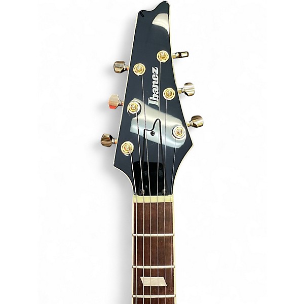 Used Ibanez IC420 Antique Blue Metallic Solid Body Electric Guitar