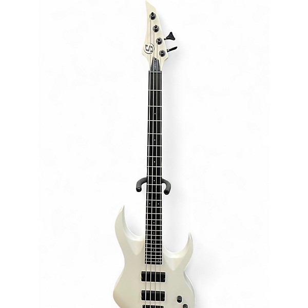 Used S By Solar AB4.4W MATTE WHITE Electric Bass Guitar