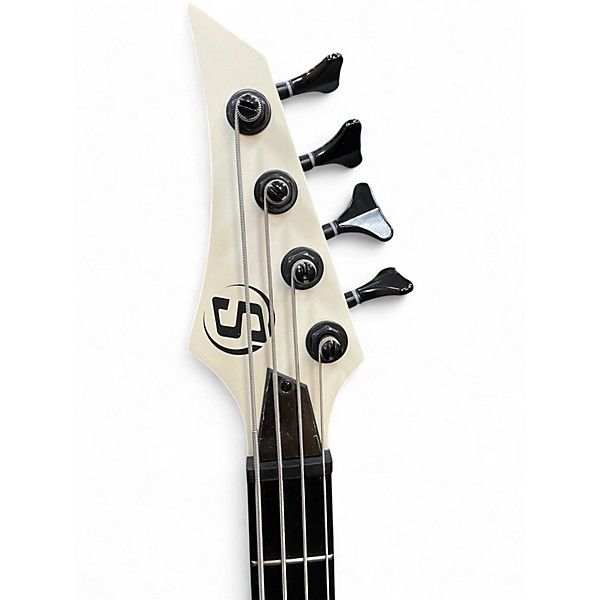 Used S By Solar AB4.4W MATTE WHITE Electric Bass Guitar