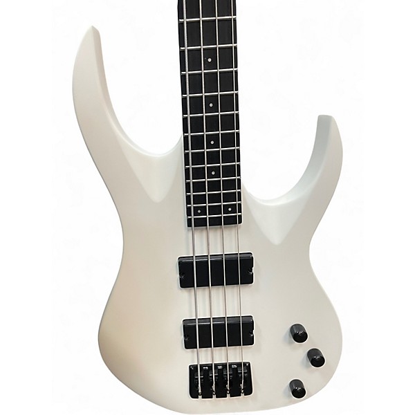 Used S By Solar AB4.4W MATTE WHITE Electric Bass Guitar