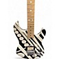Used EVH Stripe Series Circles Black and White Solid Body Electric Guitar