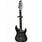 Used Schecter Guitar Research Omen Extreme 6 Floyd Rose Trans Black Solid Body Electric Guitar thumbnail