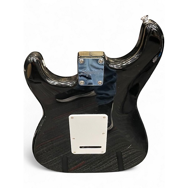 Used Squier Sonic Stratocaster Black Solid Body Electric Guitar