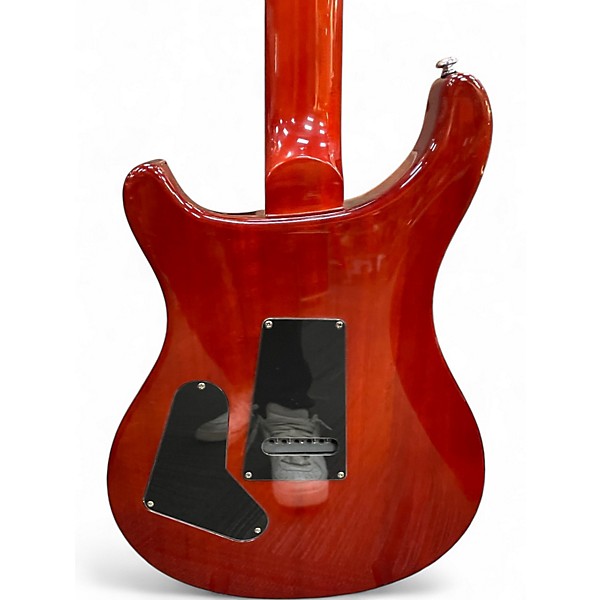 Used PRS SE Custom 24 Orange Solid Body Electric Guitar