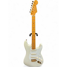 Used Fender American Vintage 1957 Commemorative Stratocaster White Blonde Solid Body Electric Guitar
