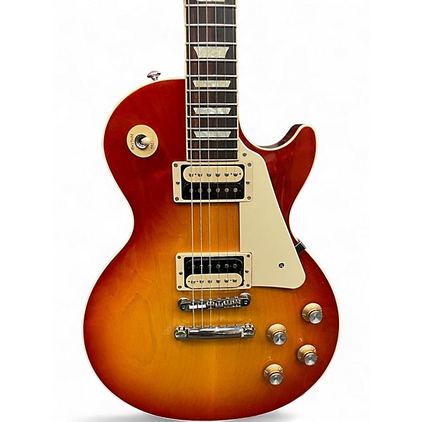 Used Gibson Les Paul Classic Cherry Sunburst Solid Body Electric Guitar