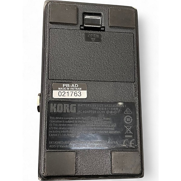 Used KORG PB01 Pitchblack Chromatic Tuner Pedal