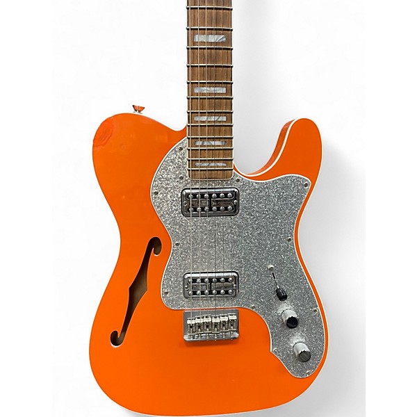 Used Fender Telecaster Thinline Super Deluxe Orange Hollow Body Electric Guitar