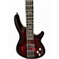 Used Schecter Guitar Research Omen Elite Red Electric Bass Guitar