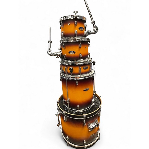 Used Pearl 5 Piece DECADE 2 Color Sunburst Drum Kit