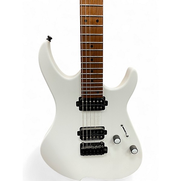 Used Vola OZ 24 RV SRM White Solid Body Electric Guitar