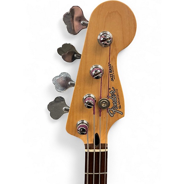 Used Fender Player Jazz Bass Natural Electric Bass Guitar