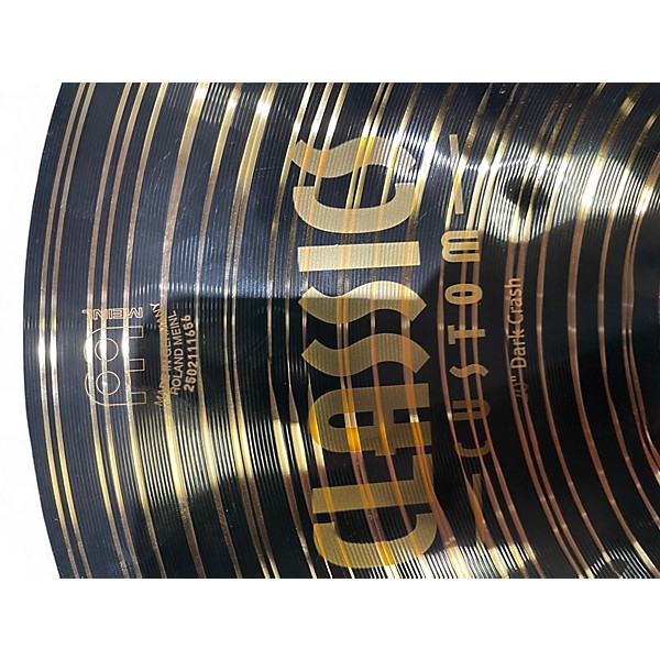 Used MEINL 20in CLASSIC CUSTOM DARK CRASH Cymbal