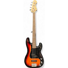 Used Squier Precision Bass Tobacco Sunburst Electric Bass Guitar