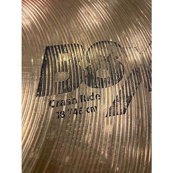 Used SABIAN 18in B8X Crash Ride Cymbal