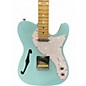 Used Firefly Thinline Blue Hollow Body Electric Guitar