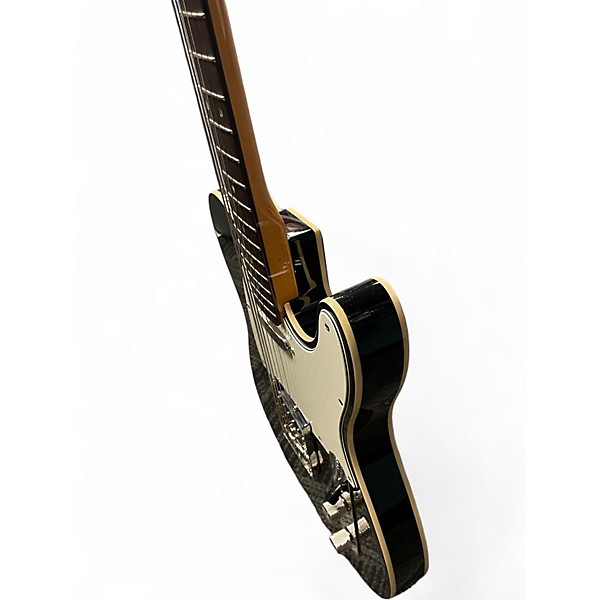 Used Squier classic vibe baritone custom telecaster Black Solid Body Electric Guitar