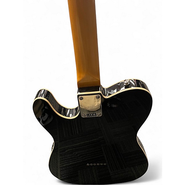 Used Squier classic vibe baritone custom telecaster Black Solid Body Electric Guitar