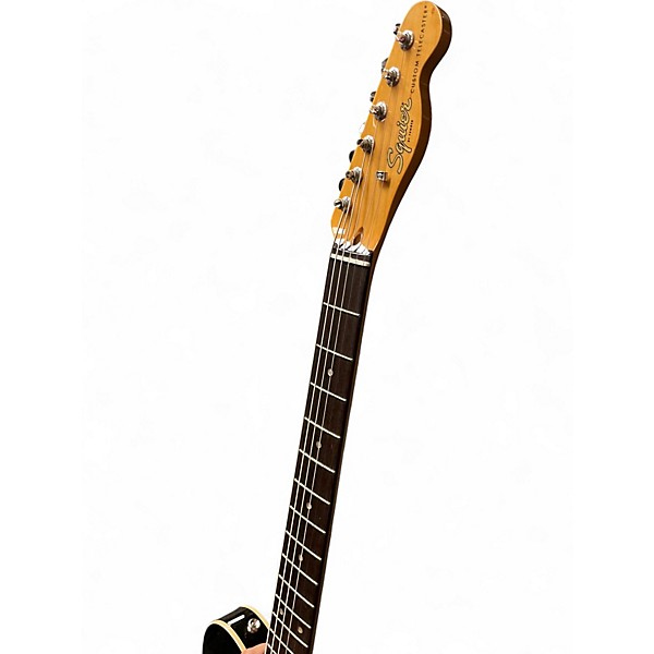 Used Squier classic vibe baritone custom telecaster Black Solid Body Electric Guitar