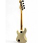 Used Fender Deluxe Active Precision Bass Special Black and White Electric Bass Guitar