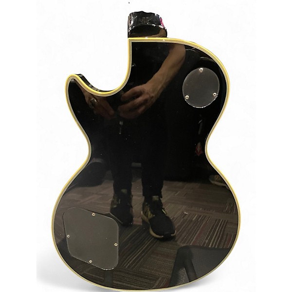 Used Epiphone Les Paul Custom Pro Black Solid Body Electric Guitar