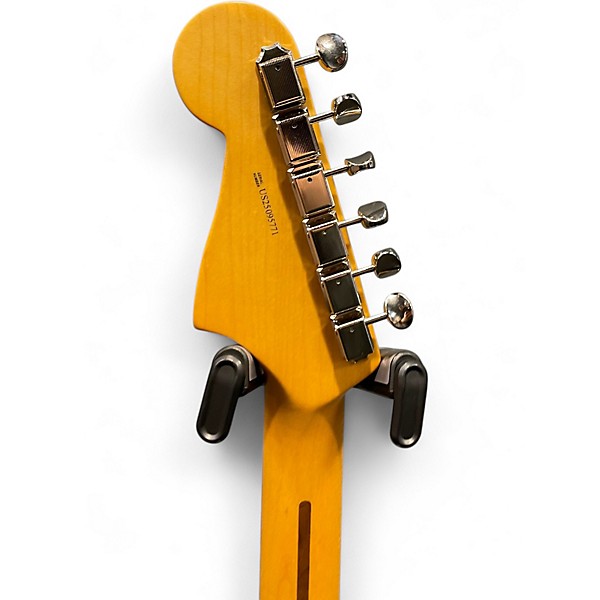 Used Fender American Professional Jazzmaster Faded Firemist Gold Solid Body Electric Guitar