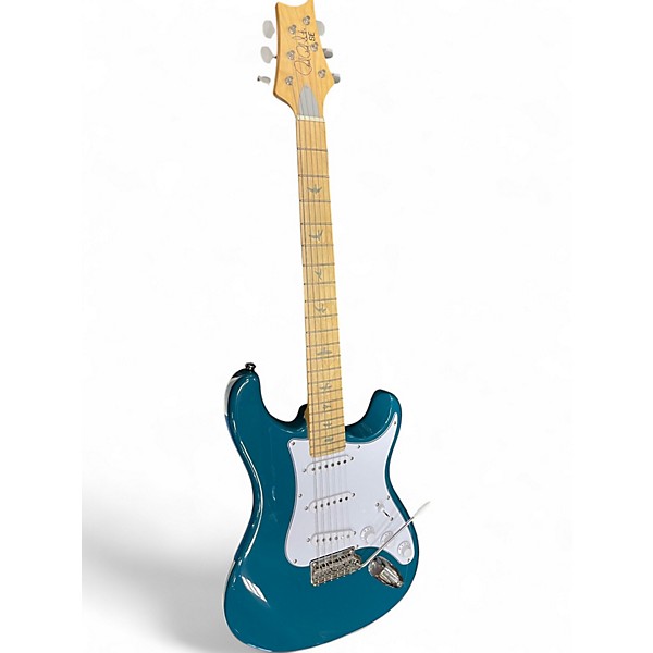 Used PRS SE Silver Sky Stone Blue Solid Body Electric Guitar