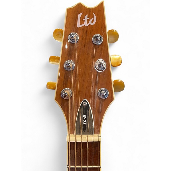 Used ESP LTD TL6 Black Acoustic Electric Guitar