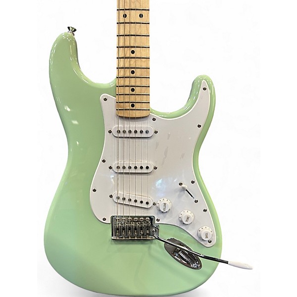 Used Squier SONIC STRATOCASTER Surf Green Solid Body Electric Guitar