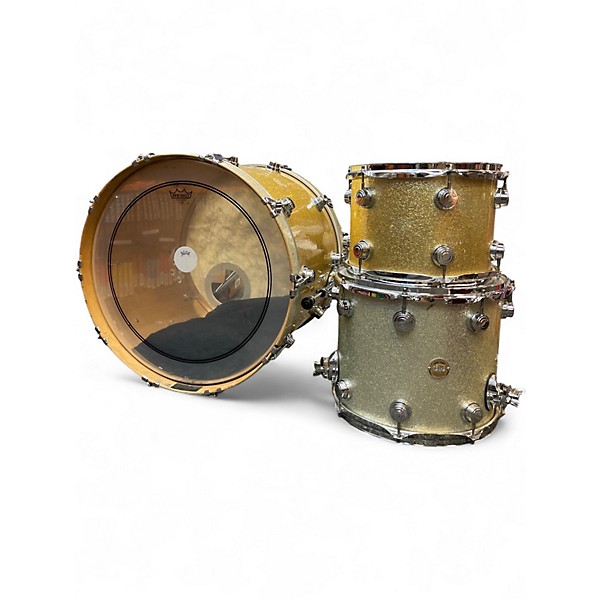 Used DW 3 Piece Collector's Series Broken Glass Drum Kit