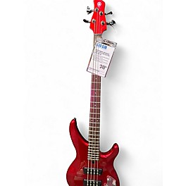 Used Yamaha TBX304CAR Candy Apple Red Electric Bass Guitar