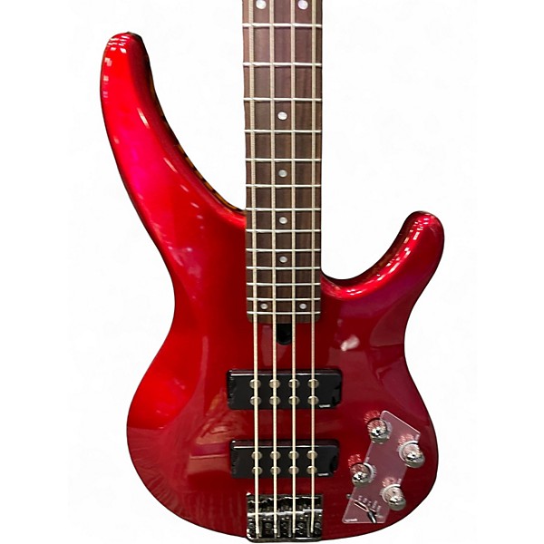 Used Yamaha TBX304CAR Candy Apple Red Electric Bass Guitar