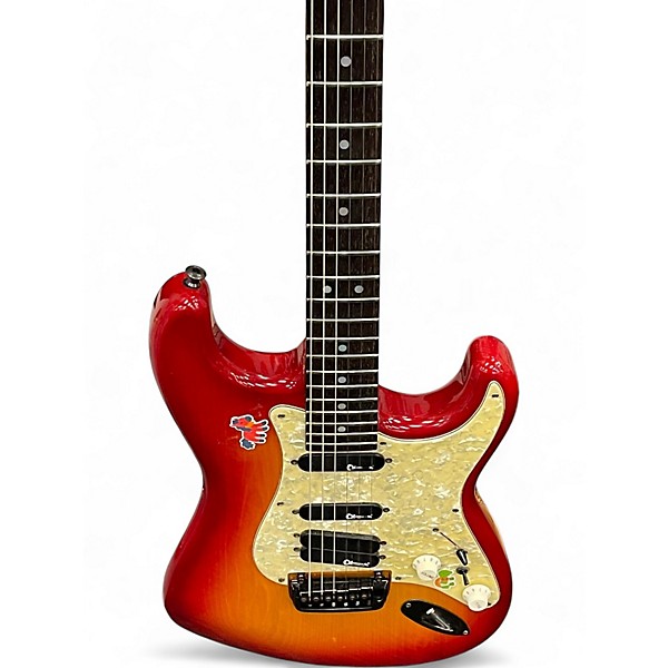 Used Charvel ST Custom Cherry Sunburst Solid Body Electric Guitar