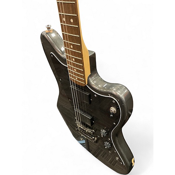 Used Squier Affinity Jazzmaster Metallic Gray Solid Body Electric Guitar