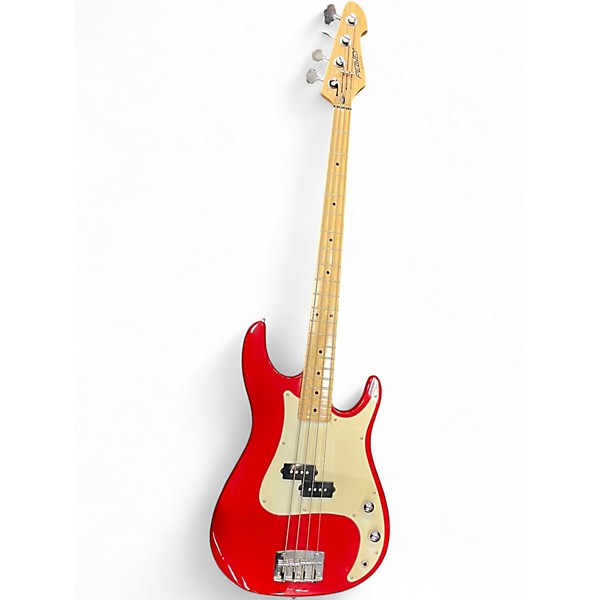 Used Peavey FURY Candy Apple Red Electric Bass Guitar