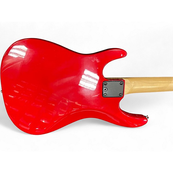 Used Peavey FURY Candy Apple Red Electric Bass Guitar