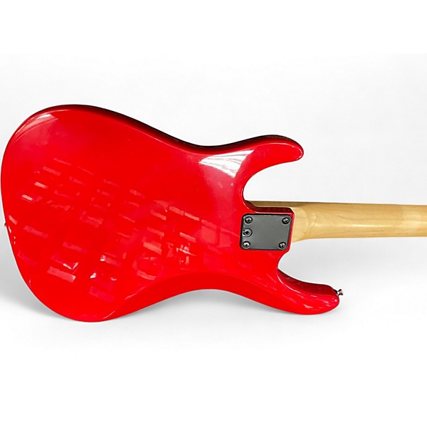 Used Peavey FURY Candy Apple Red Electric Bass Guitar