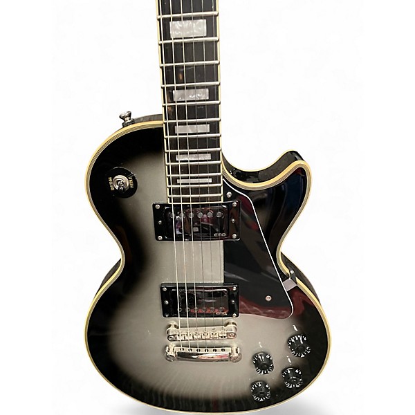 Used Epiphone Les Paul Custom Pro Silverburst Solid Body Electric Guitar