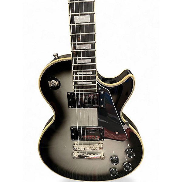 Used Epiphone Les Paul Custom Pro Silverburst Solid Body Electric Guitar