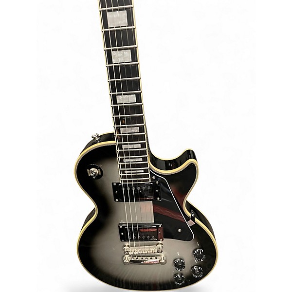 Used Epiphone Les Paul Custom Pro Silverburst Solid Body Electric Guitar